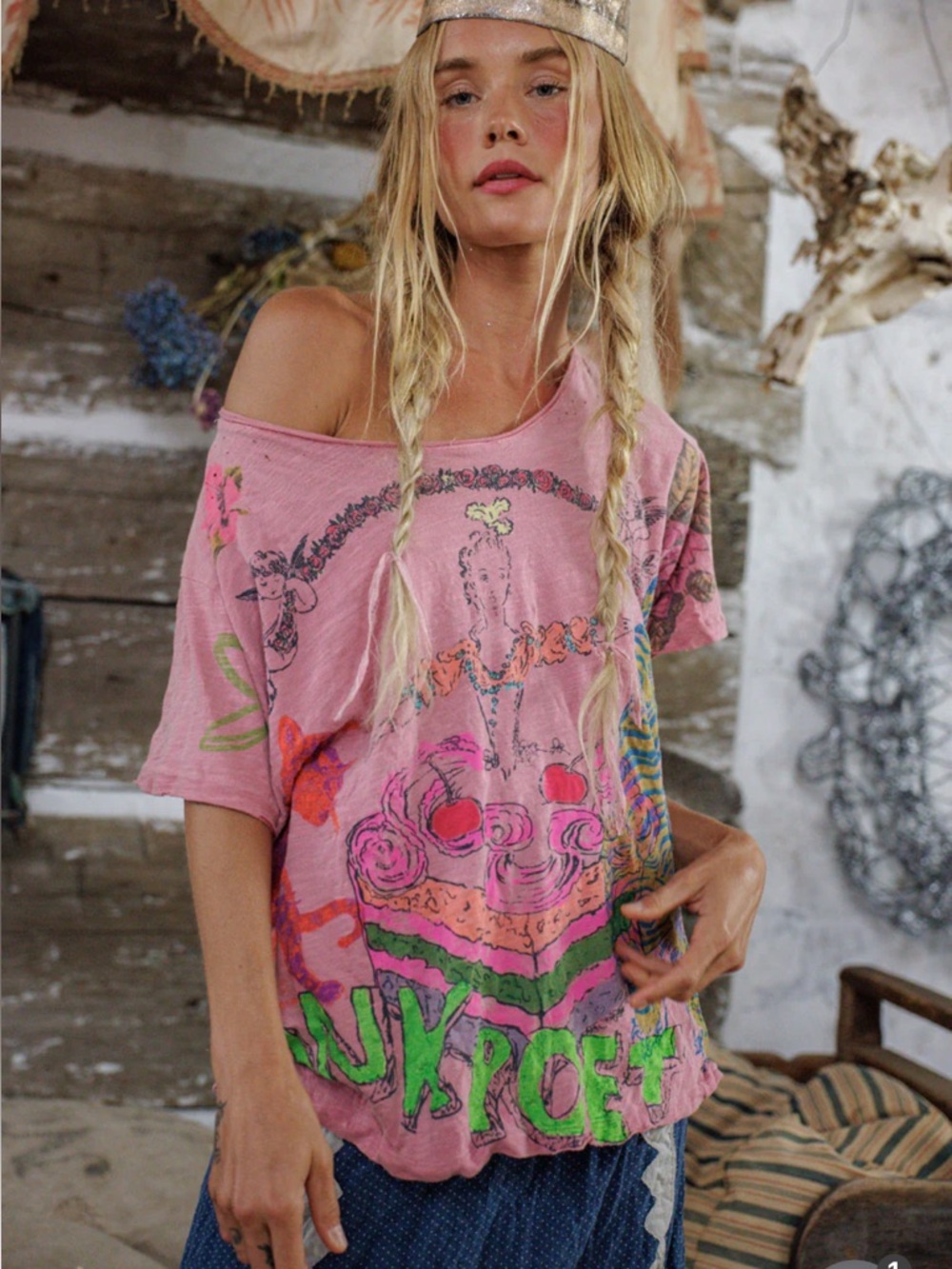 Magnolia Pearl Punk Poet Short Sleeve Tee